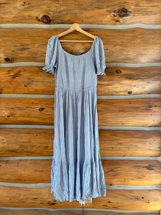 NWT Holipick Squareneck Blue Dress size XXL - Picture 2 of 5